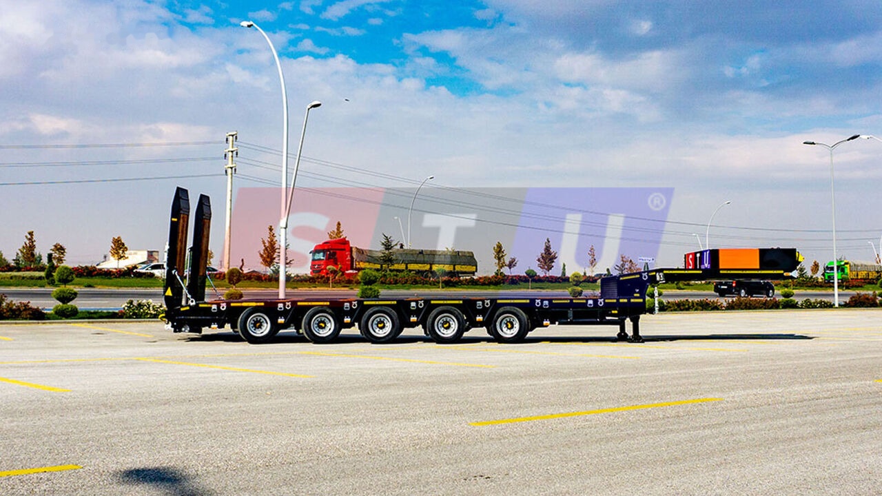 Góndola rebajadas semirremolque nuevo STU 3 Axles Lowbed Trailer: foto 20
