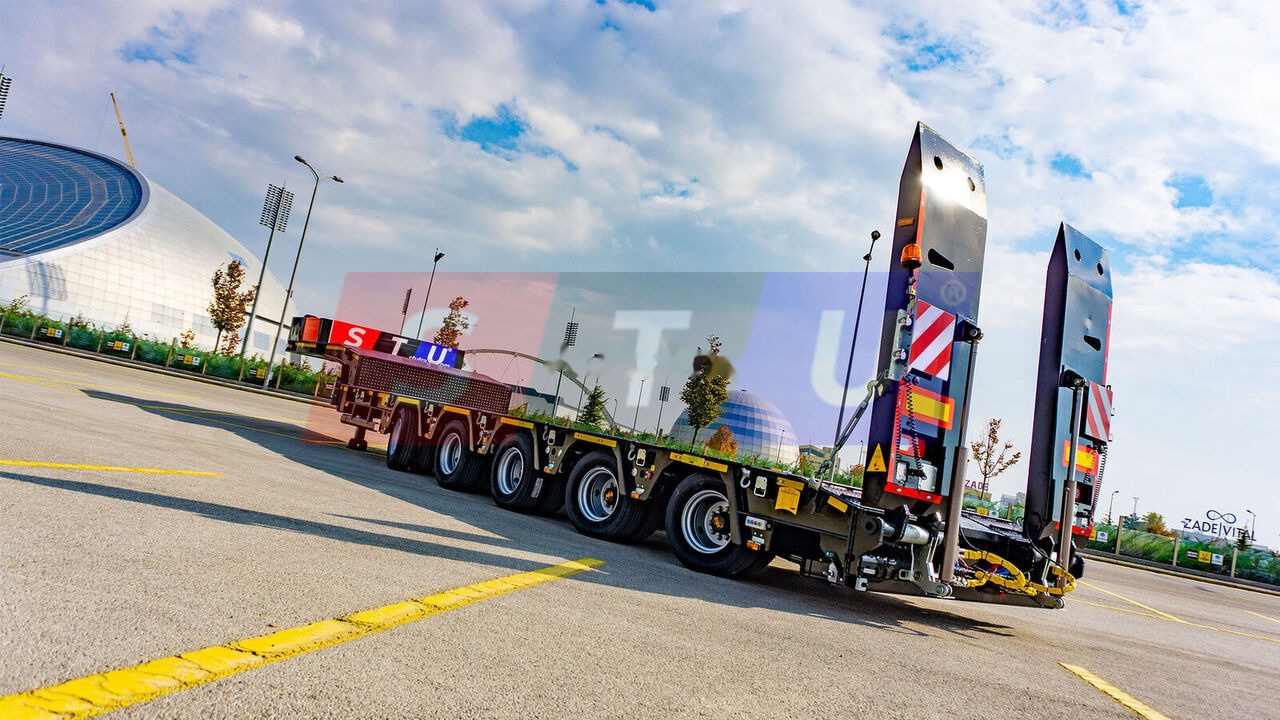 Góndola rebajadas semirremolque nuevo STU 3 Axles Lowbed Trailer: foto 17
