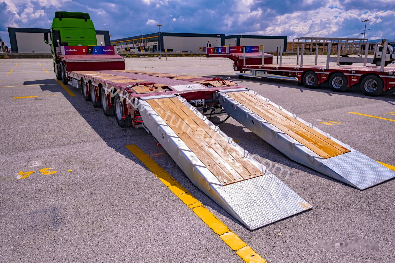 Góndola rebajadas semirremolque nuevo STU 3 Axles Lowbed Trailer: foto 24