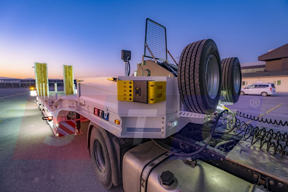 Góndola rebajadas semirremolque nuevo STU 3 Axles Lowbed Trailer: foto 6