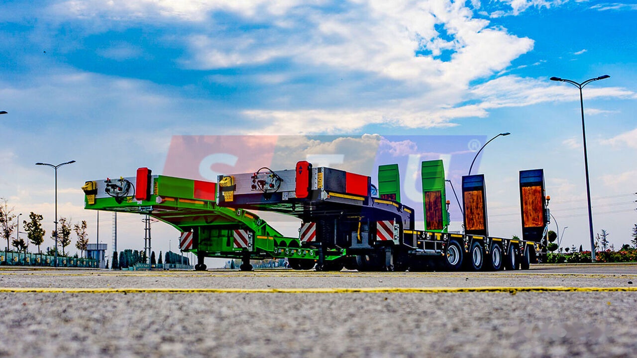Góndola rebajadas semirremolque nuevo STU 3 Axles Lowbed Trailer: foto 15