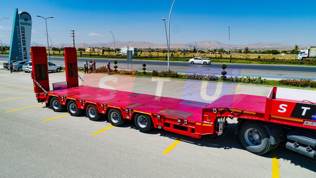 Góndola rebajadas semirremolque nuevo STU 3 Axles Lowbed Trailer: foto 21