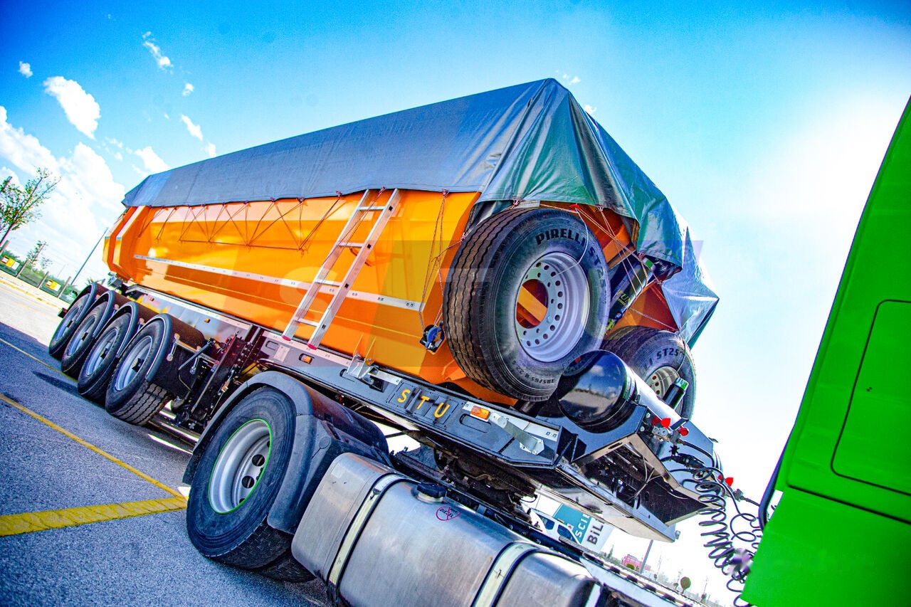STU 4 AXLE TIPPER TRAILER / 4 ESSİEUX BENNE REMORQUE - Volquete semirremolque: foto 2 STU 4 AXLE TIPPER TRAILER / 4 ESSİEUX BENNE REMORQUE - Volquete semirremolque: foto 2