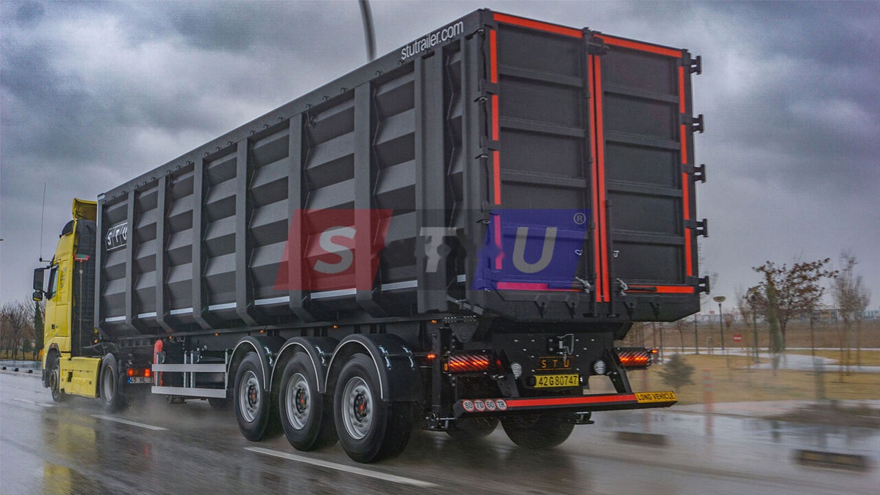 Volquete semirremolque nuevo STU 71m3 Tipper Trailer For Scrap Metal: foto 19