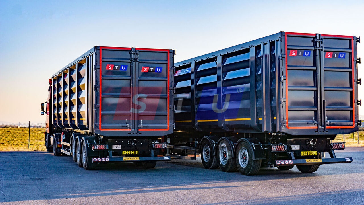 Volquete semirremolque nuevo STU 71m3 Tipper Trailer For Scrap Metal: foto 24