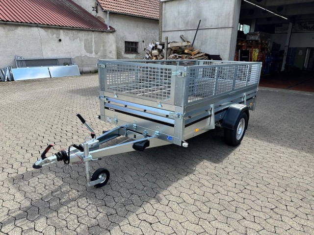 Brenderup 2300S Stahl 1,3 to. mit Laubgitter kippbar KV, 3010x1530x400mm - Remolque de coche: foto 1 Brenderup 2300S Stahl 1,3 to. mit Laubgitter kippbar KV, 3010x1530x400mm - Remolque de coche: foto 1