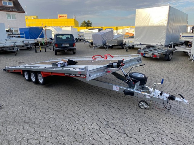 Brian James T6 Transporter, 230-6553, 5500 x 2220 mm, 3,5 to. kippbar mit Auffahrrampe - Portavehículos remolque: foto 1 Brian James T6 Transporter, 230-6553, 5500 x 2220 mm, 3,5 to. kippbar mit Auffahrrampe - Portavehículos remolque: foto 1