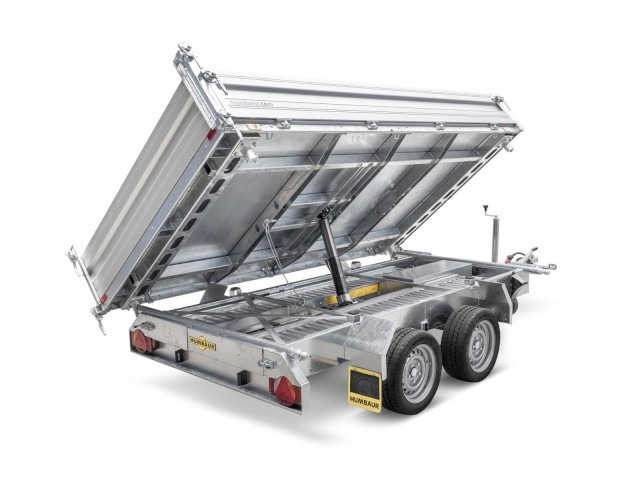 Humbaur 3-Seitenkipper HTK 2700.27 Alu, 2670 x 1500 x 350 mm, 2,7 to. - Volquete remolque: foto 1 Humbaur 3-Seitenkipper HTK 2700.27 Alu, 2670 x 1500 x 350 mm, 2,7 to. - Volquete remolque: foto 1