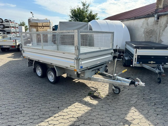 Humbaur 3-Seitenkipper HTK 3000.31 Alu, mit Laubgitteraufsatz, 3140 x 1750 x 350 mm, 3,0 to. - Volquete remolque: foto 1 Humbaur 3-Seitenkipper HTK 3000.31 Alu, mit Laubgitteraufsatz, 3140 x 1750 x 350 mm, 3,0 to. - Volquete remolque: foto 1