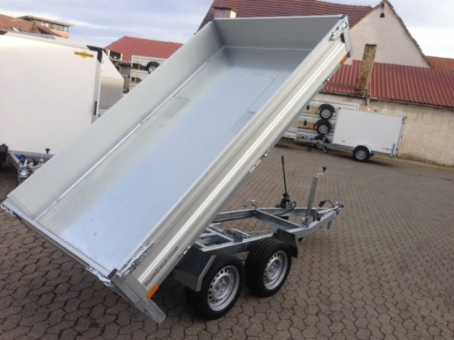 Humbaur HUK 273117 Heckkipper 2,7 t. 3140 x 1750 x 300 mm, E-Pumpe - Volquete remolque: foto 1 Humbaur HUK 273117 Heckkipper 2,7 t. 3140 x 1750 x 300 mm, E-Pumpe - Volquete remolque: foto 1