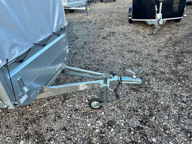 Neptun GN124, N7-263 KPS, 750 kg 2630 x 1450 x 400 mm, mit Hochplane 160 cm - Remolque de coche: foto 2 Neptun GN124, N7-263 KPS, 750 kg 2630 x 1450 x 400 mm, mit Hochplane 160 cm - Remolque de coche: foto 2