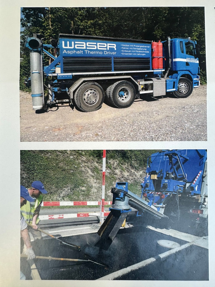 SCANIA G440 6x2 Wechselsistem asphalt thermo - Portacontenedor de cadenas camión: foto 2 SCANIA G440 6x2 Wechselsistem asphalt thermo - Portacontenedor de cadenas camión: foto 2