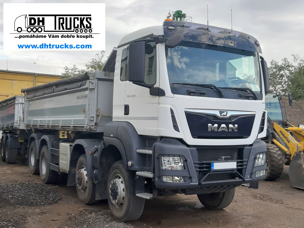 MAN TGS 41.500 8x6 BB MEILLER S3 BORDMATIC / TAŽNÉ * AHK 36.000 kg / souprava * Zug 60.000 kg - Volquete camión: foto 4 MAN TGS 41.500 8x6 BB MEILLER S3 BORDMATIC / TAŽNÉ * AHK 36.000 kg / souprava * Zug 60.000 kg - Volquete camión: foto 4