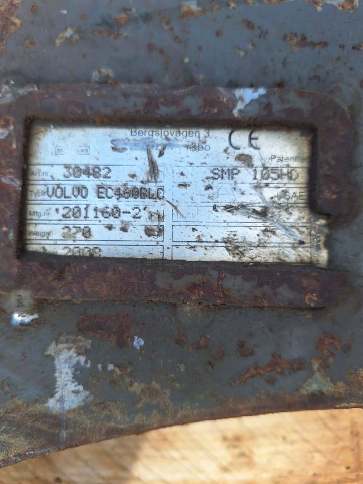 SMP 105HD Volvo EC460 BLC - Acoplamiento rápido para Maquinaria de construcción: foto 3 SMP 105HD Volvo EC460 BLC - Acoplamiento rápido para Maquinaria de construcción: foto 3