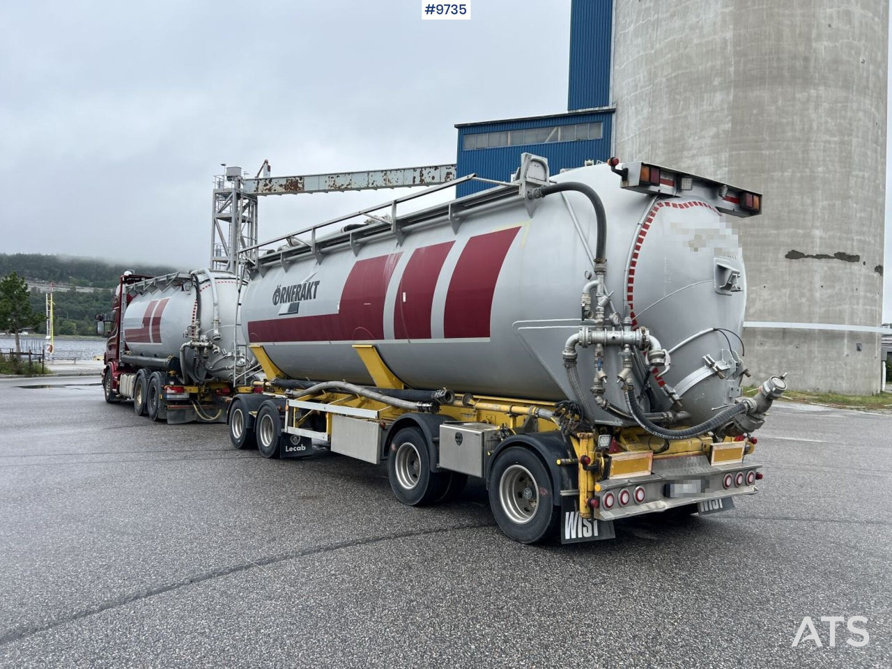 Cisterna camión Bulk transport vehicle, Scania R730 with SITE AL-41-TPIK-4AK trailer: foto 11