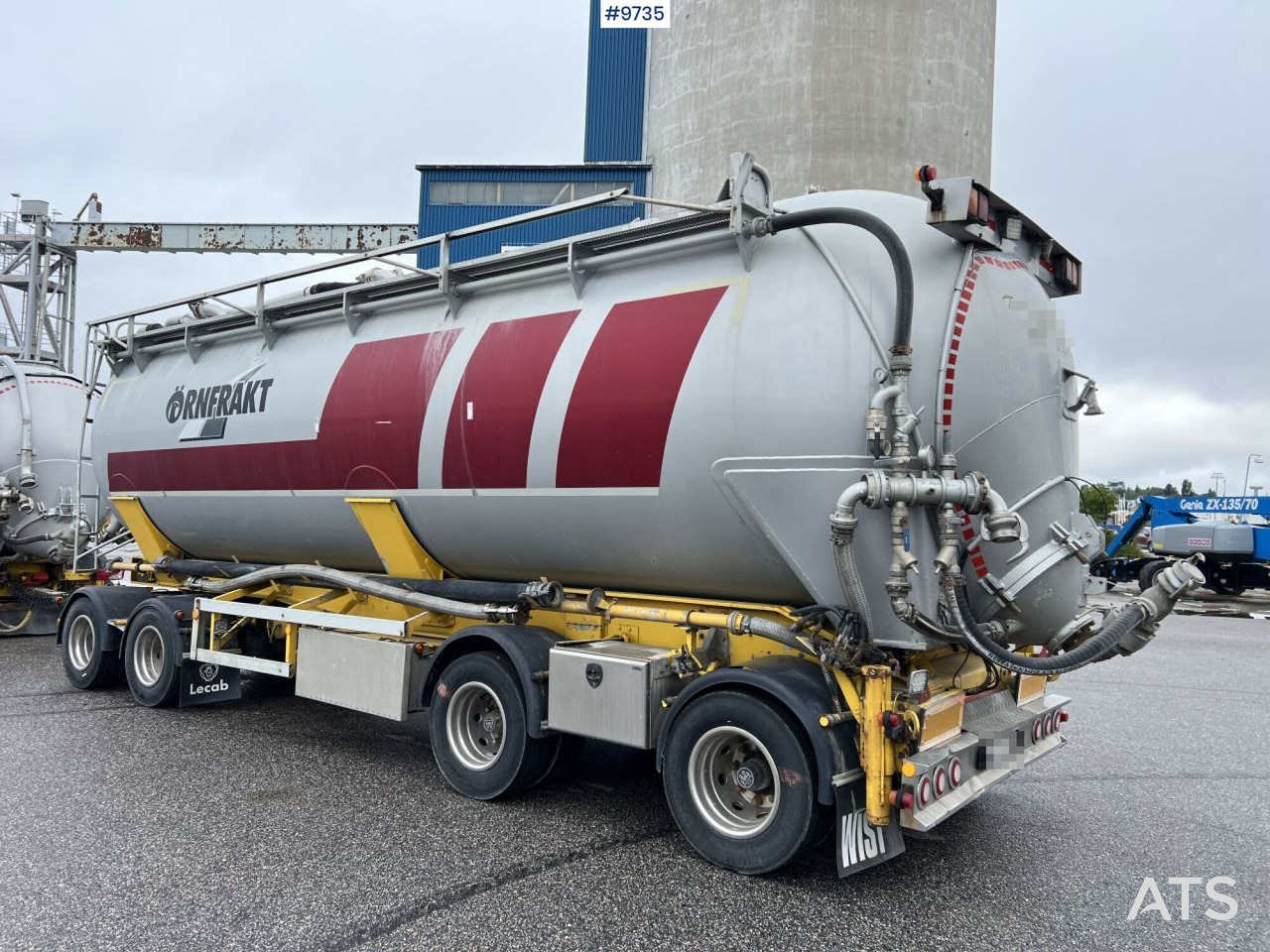 Cisterna camión Bulk transport vehicle, Scania R730 with SITE AL-41-TPIK-4AK trailer: foto 16