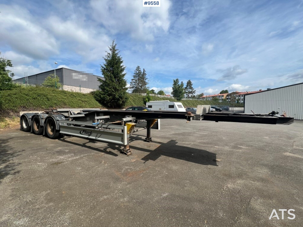 Container link - trailer Fliegl SDS 420 - Portacontenedore/ Intercambiable remolque: foto 2 Container link - trailer Fliegl SDS 420 - Portacontenedore/ Intercambiable remolque: foto 2