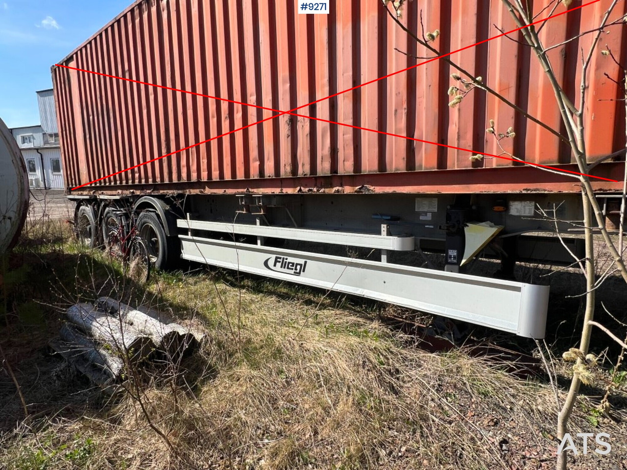 Container trailer- FLIEGL - Portacontenedore/ Intercambiable semirremolque: foto 2 Container trailer- FLIEGL - Portacontenedore/ Intercambiable semirremolque: foto 2