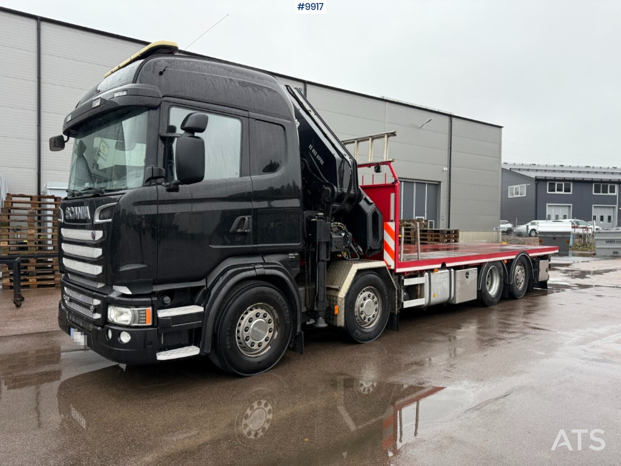 Crane truck/Flatbed truck Scania R520 8X2*6 HIAB XS 855E-8 HIPRO - Camión caja abierta, Camión grúa: foto 1 Crane truck/Flatbed truck Scania R520 8X2*6 HIAB XS 855E-8 HIPRO - Camión caja abierta, Camión grúa: foto 1