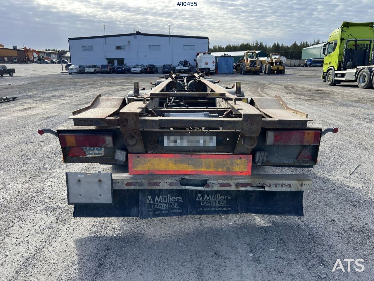 Flatbed trailer NTM RTPT-4 - Remolque multilift/ Portacontenedores de cadenas: foto 5 Flatbed trailer NTM RTPT-4 - Remolque multilift/ Portacontenedores de cadenas: foto 5