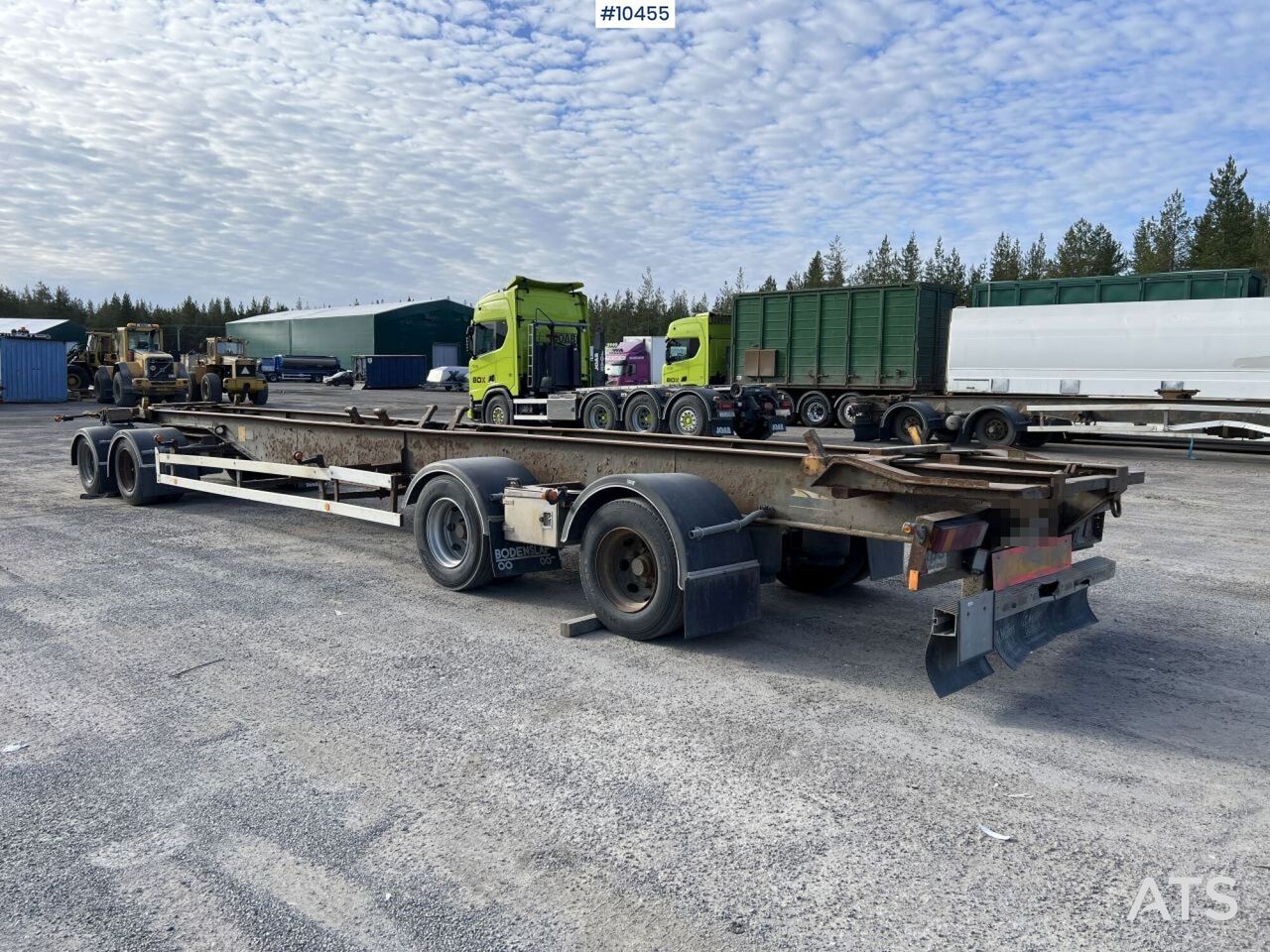 Flatbed trailer NTM RTPT-4 - Remolque multilift/ Portacontenedores de cadenas: foto 2 Flatbed trailer NTM RTPT-4 - Remolque multilift/ Portacontenedores de cadenas: foto 2