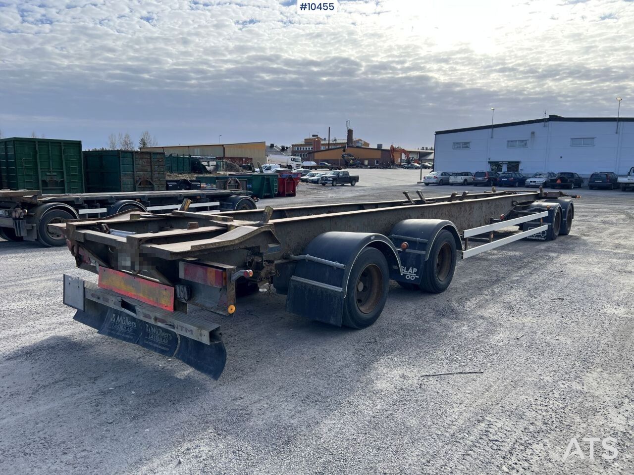 Flatbed trailer NTM RTPT-4 - Remolque multilift/ Portacontenedores de cadenas: foto 3 Flatbed trailer NTM RTPT-4 - Remolque multilift/ Portacontenedores de cadenas: foto 3