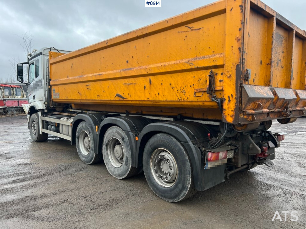 Hooklift Truck Mercedes-Benz Arocs with plow attachments - Multibasculante camión: foto 3 Hooklift Truck Mercedes-Benz Arocs with plow attachments - Multibasculante camión: foto 3