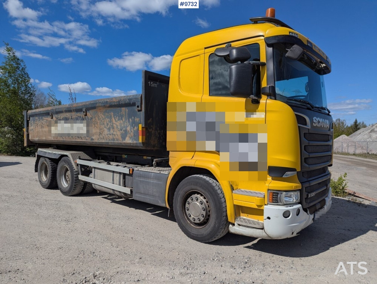 Hooklift Truck Scania R520 6x2 with flatbed - Multibasculante camión: foto 1 Hooklift Truck Scania R520 6x2 with flatbed - Multibasculante camión: foto 1