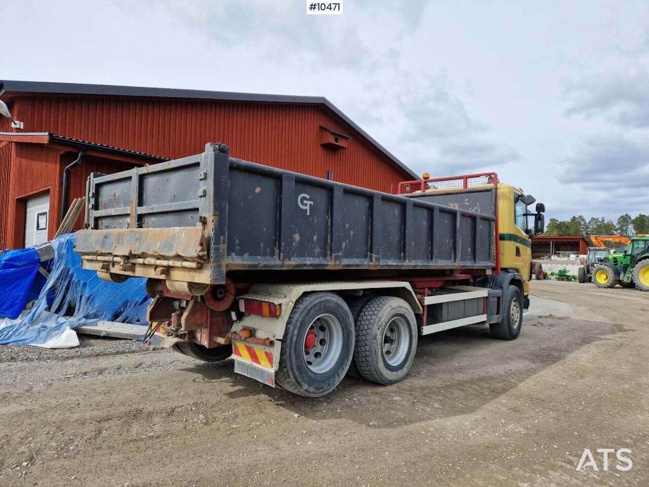 Lastväxlare Scania R124G 6x2 420 med flak (139,000:- ex moms) - Multibasculante camión: foto 5 Lastväxlare Scania R124G 6x2 420 med flak (139,000:- ex moms) - Multibasculante camión: foto 5