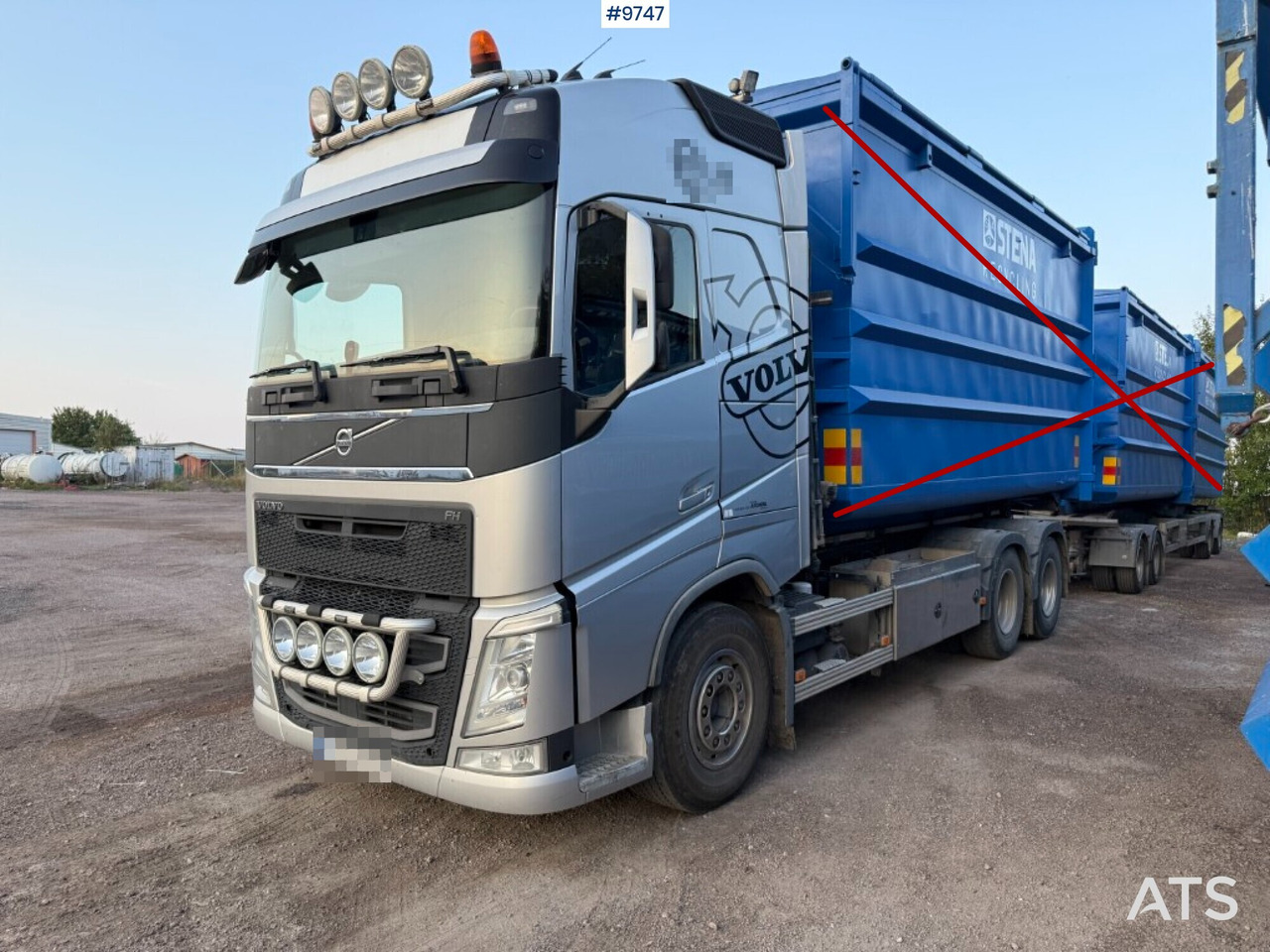 Lastväxlare Volvo FH 540 6x2 - Multibasculante camión: foto 2 Lastväxlare Volvo FH 540 6x2 - Multibasculante camión: foto 2