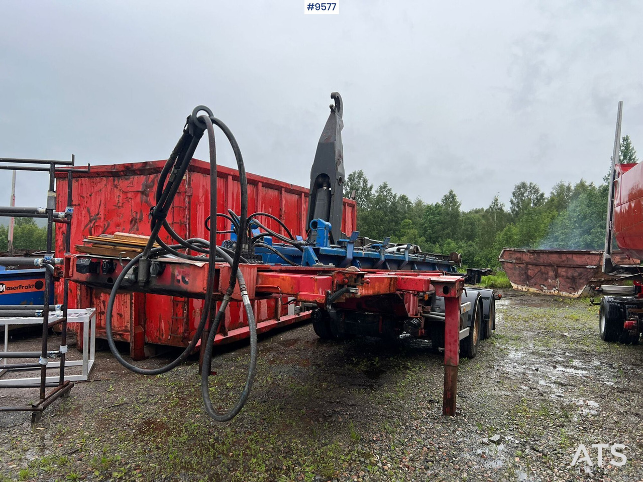 Link trailer PARATOR with swap body - Equipos de gancho multilift/ De cadena multilift, Remolque: foto 1 Link trailer PARATOR with swap body - Equipos de gancho multilift/ De cadena multilift, Remolque: foto 1