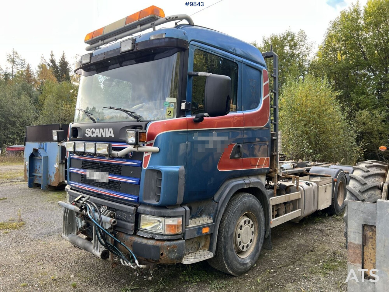 Scania R144 Hook Truck with plow equipment - Multibasculante camión: foto 1 Scania R144 Hook Truck with plow equipment - Multibasculante camión: foto 1