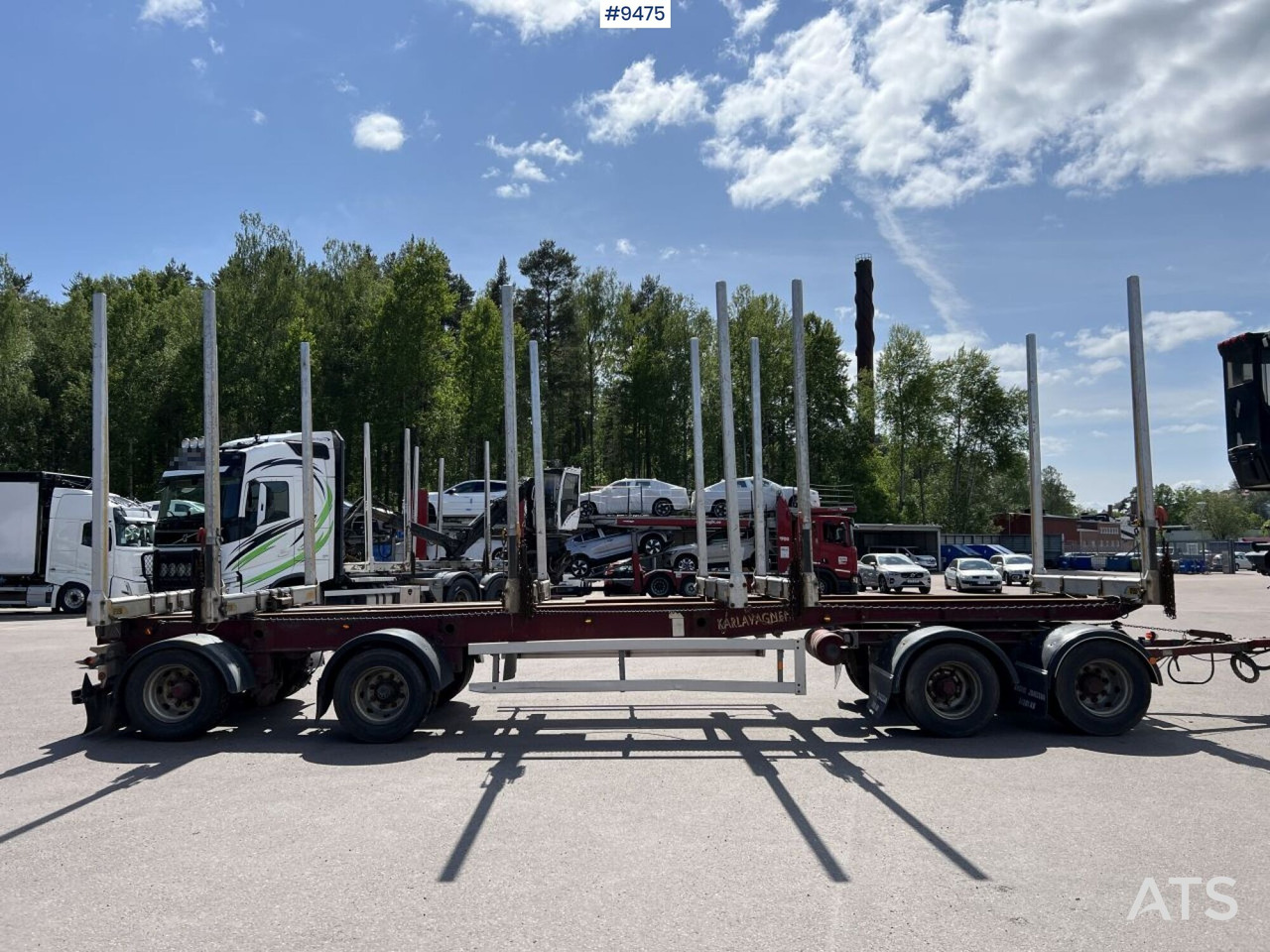 Leasing financiero de  Scania R580 Timmerbil med kran och släp, Timmerekipage leasing Scania R580 Timmerbil med kran och släp, Timmerekipage: foto 12