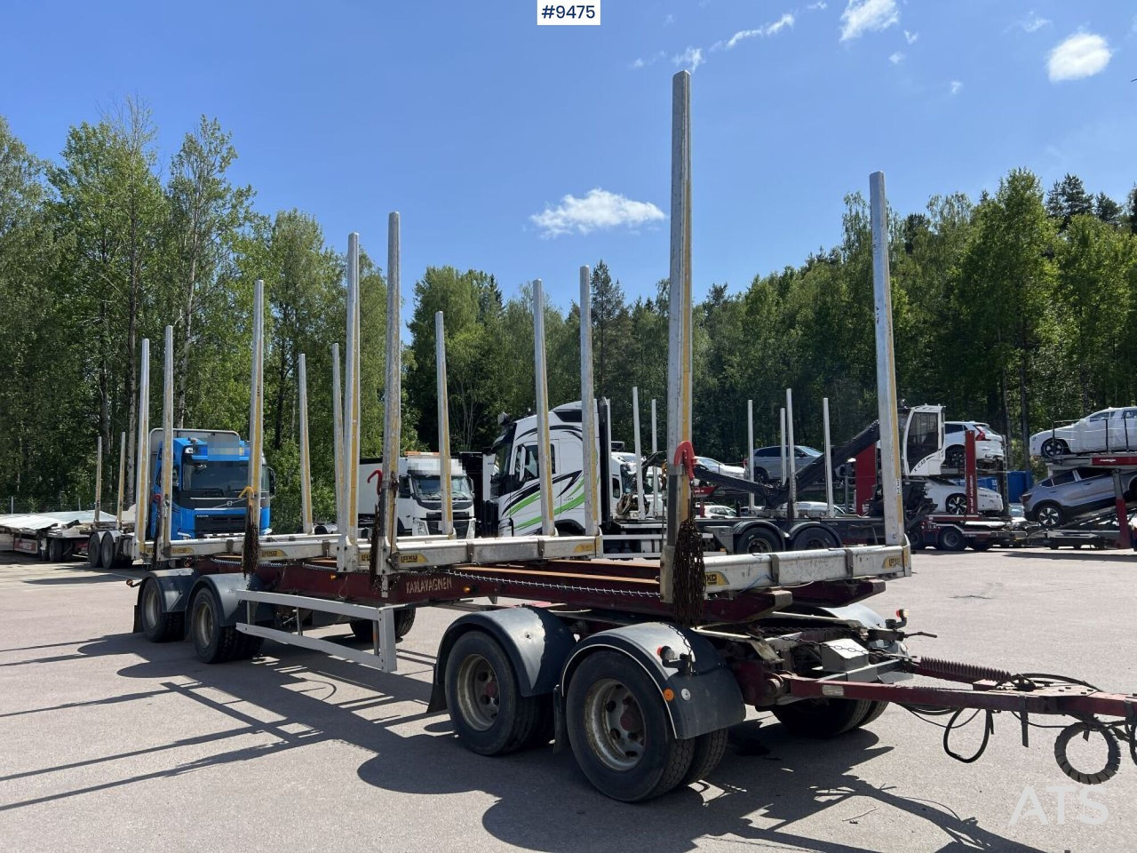 Leasing financiero de  Scania R580 Timmerbil med kran och släp, Timmerekipage leasing Scania R580 Timmerbil med kran och släp, Timmerekipage: foto 13