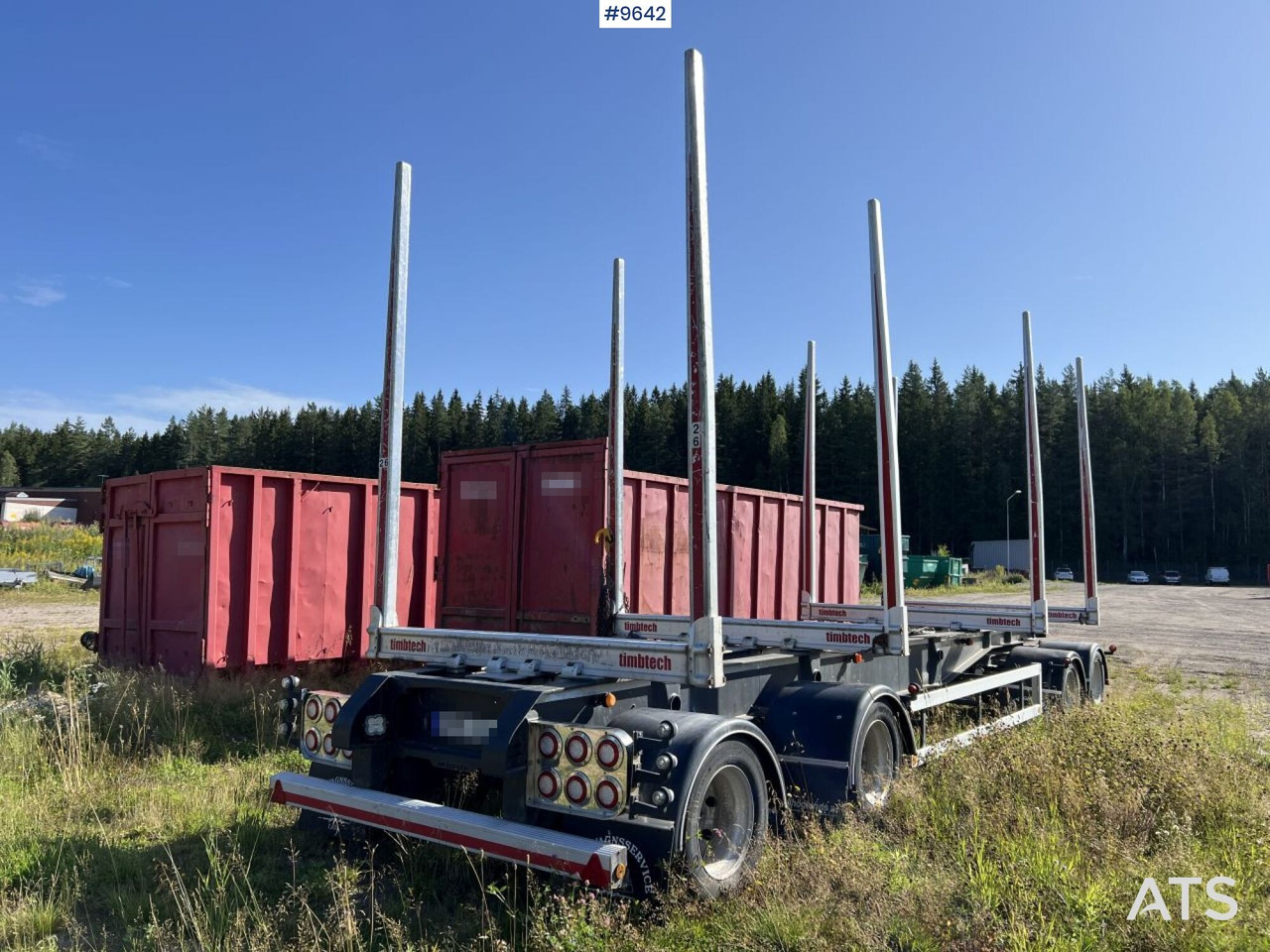 Timber trailer AM TRAILER SF4-S - Remolque maderero: foto 2 Timber trailer AM TRAILER SF4-S - Remolque maderero: foto 2