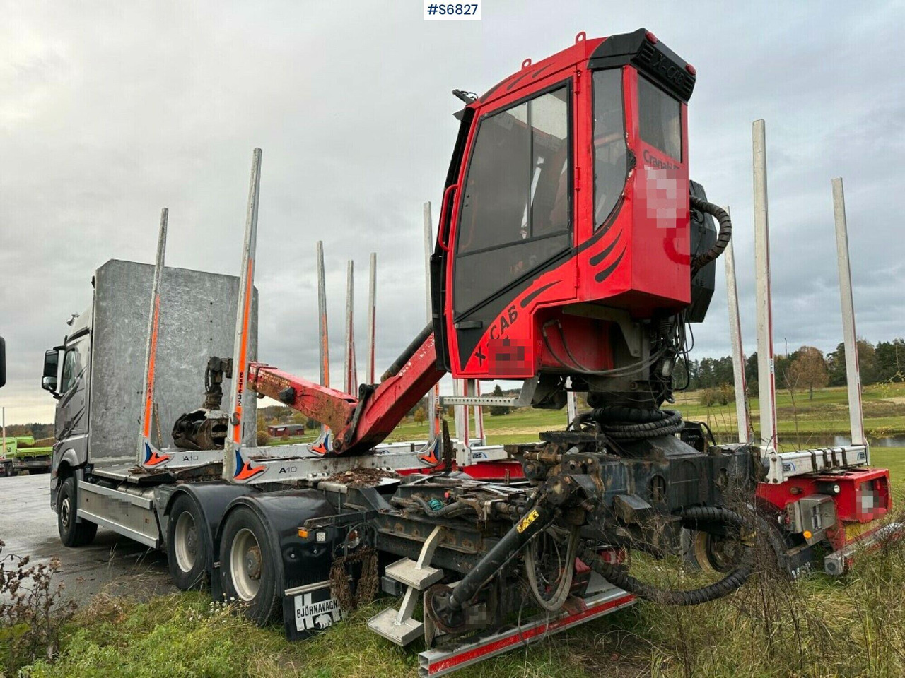Timber truck Mercedes-Benz Arocs 2863 with crane - Camión forestal: foto 3 Timber truck Mercedes-Benz Arocs 2863 with crane - Camión forestal: foto 3