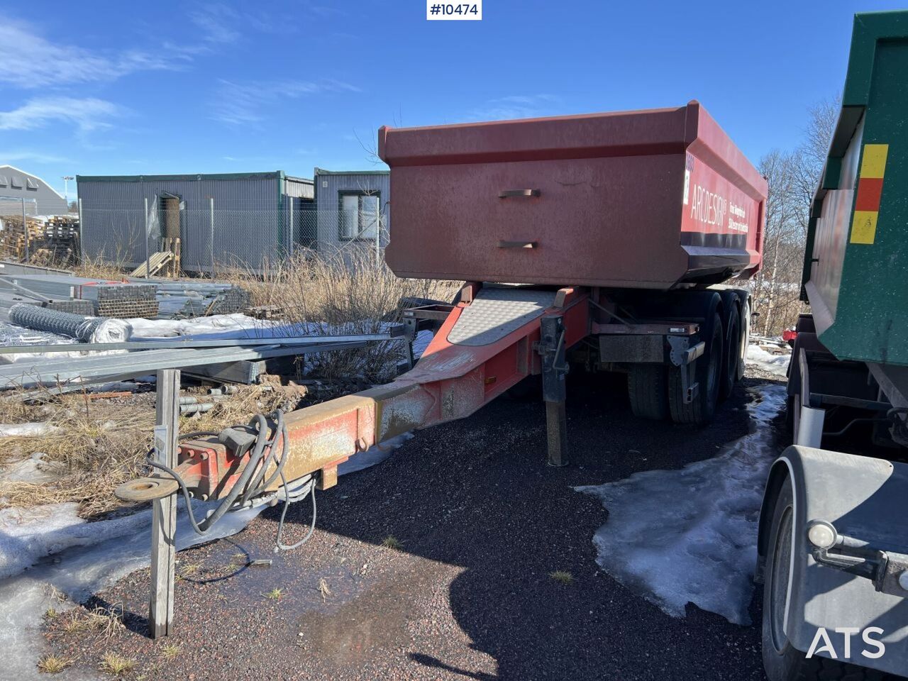 Tipper wagon TRANAS KARRAN TW-24 - Volquete remolque: foto 1 Tipper wagon TRANAS KARRAN TW-24 - Volquete remolque: foto 1
