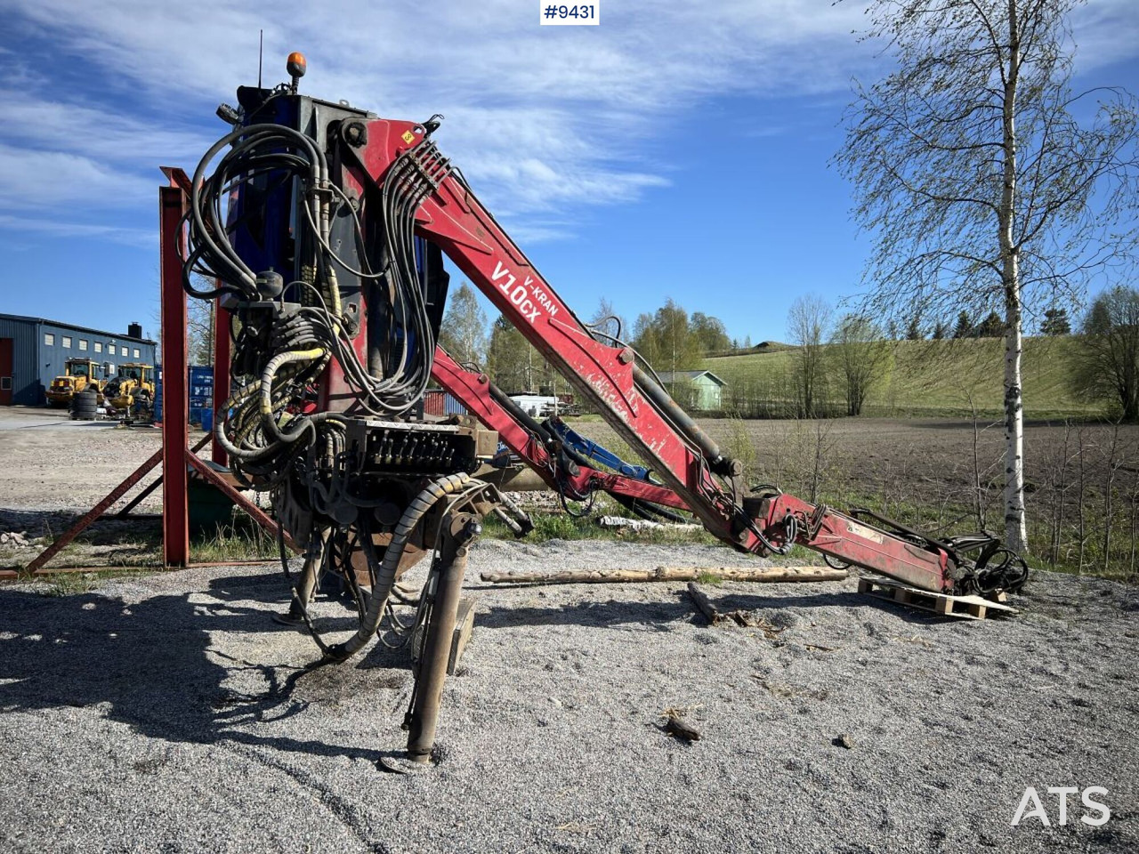 V-kran V10CX,96 - Timber crane, logging crane - Grúa para camión para Camión: foto 2 V-kran V10CX,96 - Timber crane, logging crane - Grúa para camión para Camión: foto 2