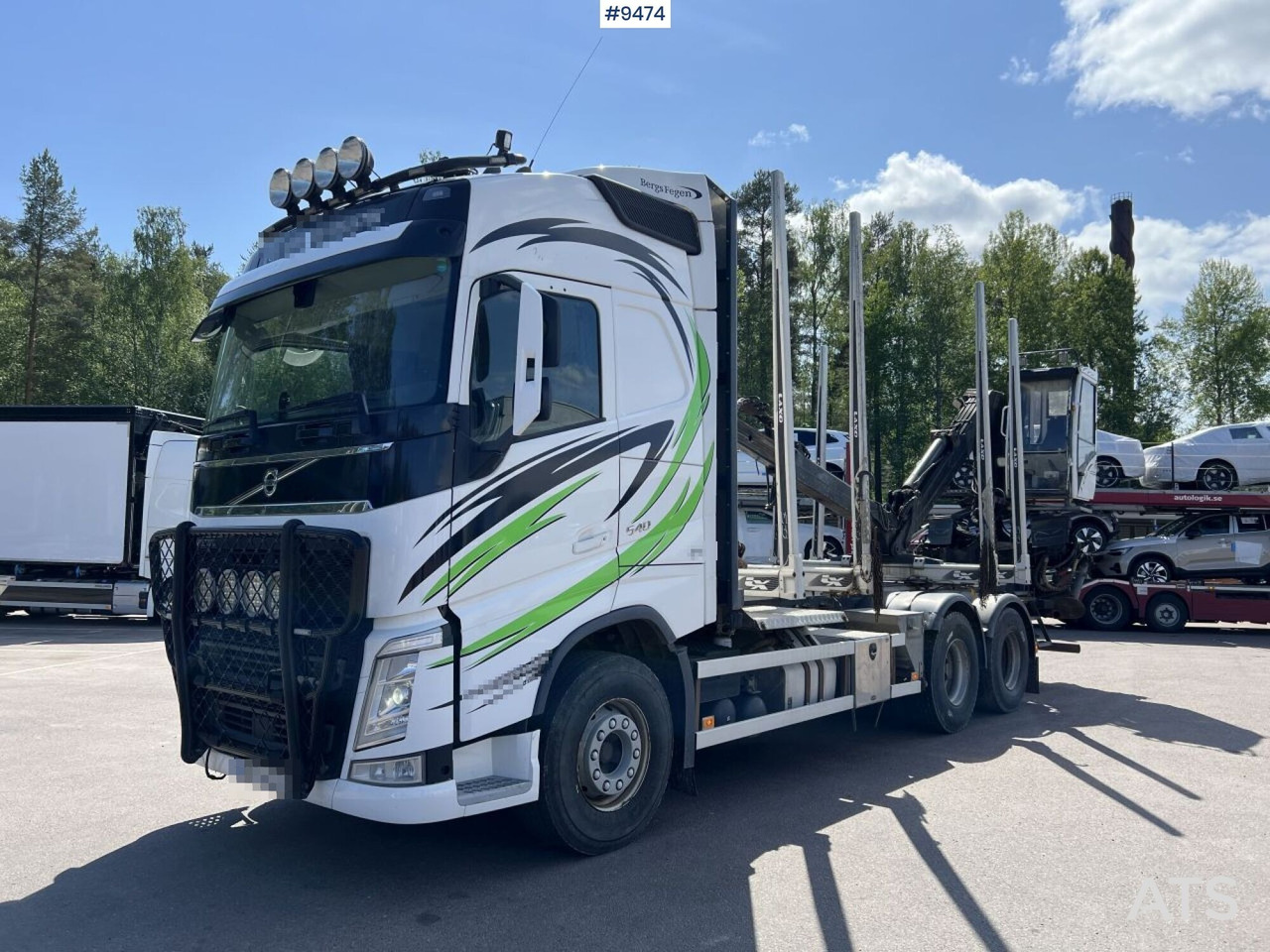 Volvo FH13 Logging truck with Loglift 105S crane - Camión forestal: foto 1 Volvo FH13 Logging truck with Loglift 105S crane - Camión forestal: foto 1