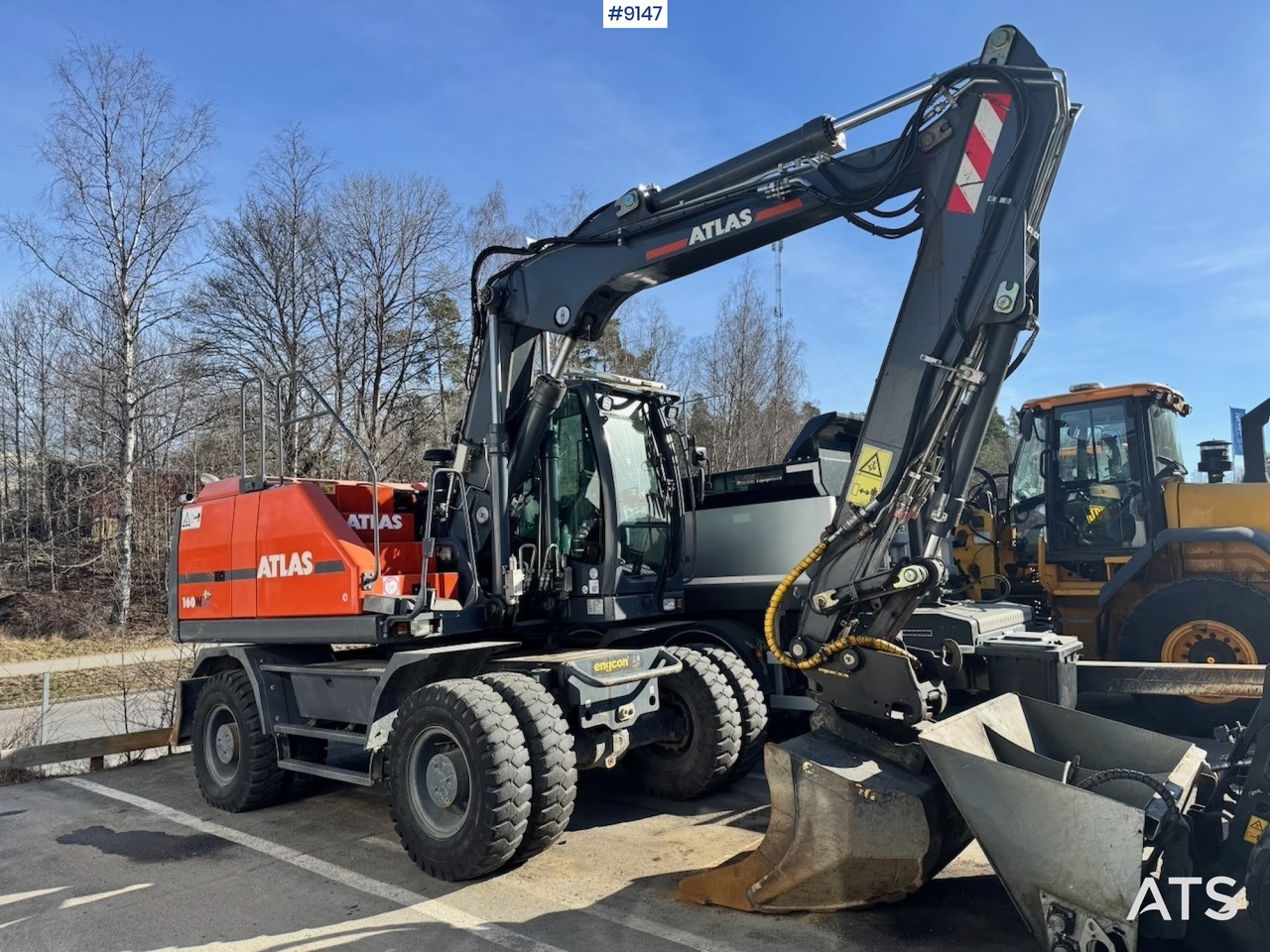 Wheeled excavator Atlas 160W - Excavadora de ruedas: foto 1 Wheeled excavator Atlas 160W - Excavadora de ruedas: foto 1