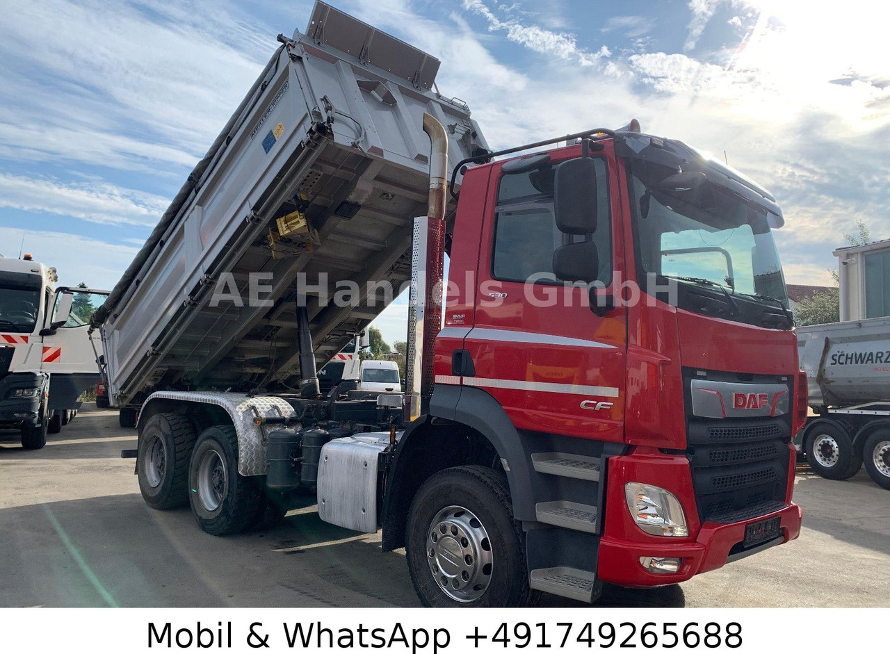 DAF CF 530 6x4 Meiller *Bobmatik/12m³/Standklima/AHK - Volquete camión: foto 1 DAF CF 530 6x4 Meiller *Bobmatik/12m³/Standklima/AHK - Volquete camión: foto 1
