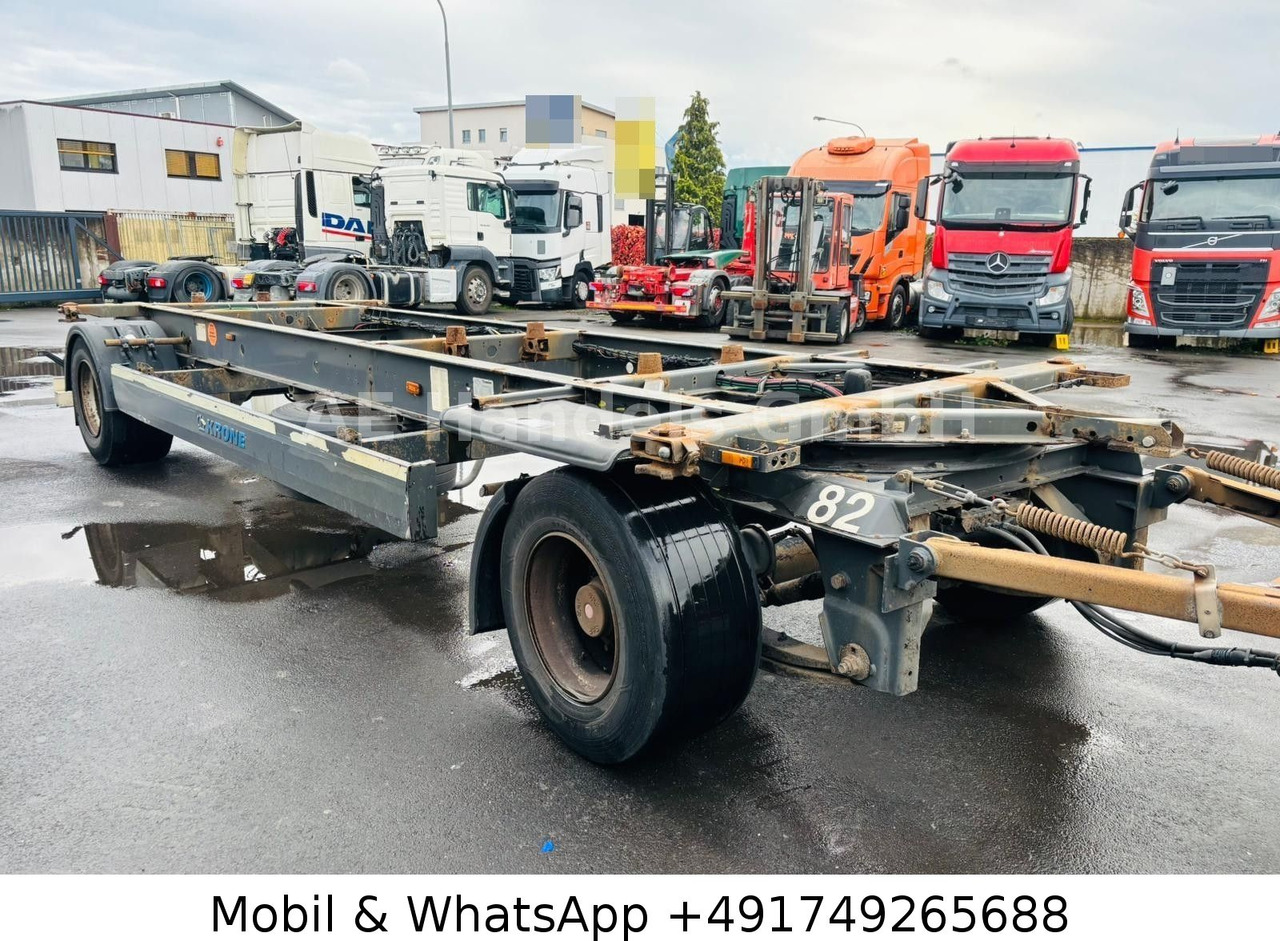 Krone AZ BDF Drehschemel *Scheibenbremsen/VollLuft - Portacontenedore/ Intercambiable remolque: foto 1 Krone AZ BDF Drehschemel *Scheibenbremsen/VollLuft - Portacontenedore/ Intercambiable remolque: foto 1