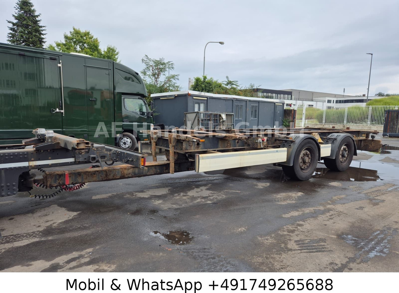 Krone ZZ Tandem BDF Tiefgekoppelt *Wabco/BWP/Luft - Portacontenedore/ Intercambiable remolque: foto 1 Krone ZZ Tandem BDF Tiefgekoppelt *Wabco/BWP/Luft - Portacontenedore/ Intercambiable remolque: foto 1