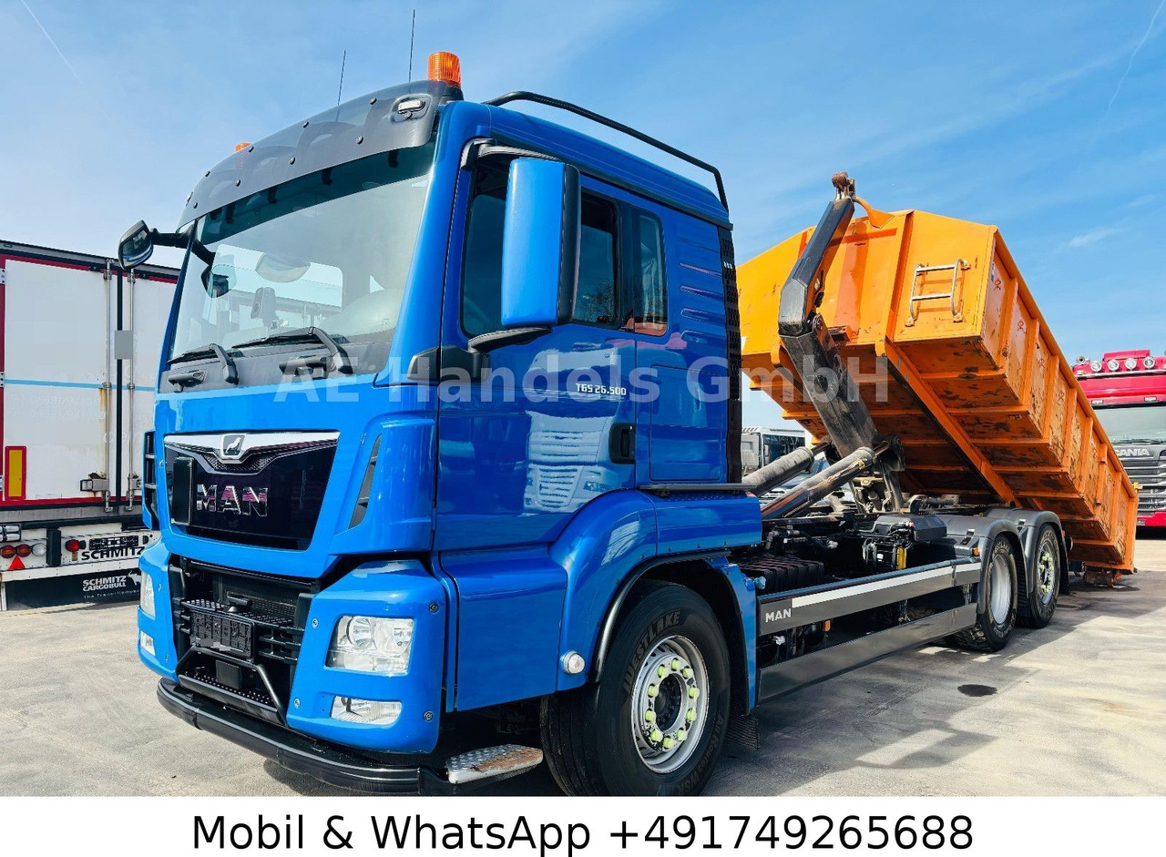 MAN TGS 26.500 L BL 6x2 *Retarder/Lenk+Lift/MEILLER - Multibasculante camión, Camión grúa: foto 1 MAN TGS 26.500 L BL 6x2 *Retarder/Lenk+Lift/MEILLER - Multibasculante camión, Camión grúa: foto 1