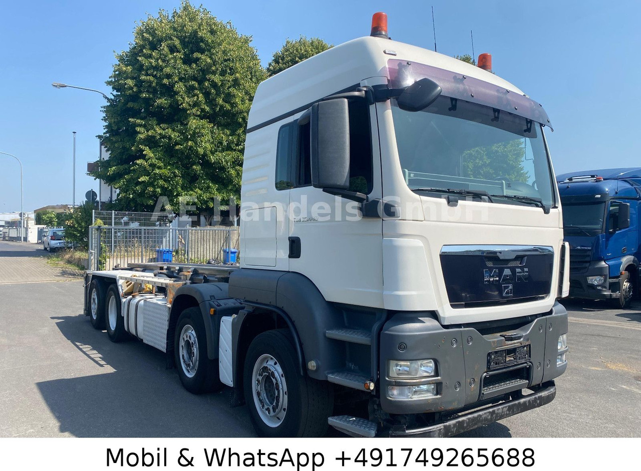MAN TGS 35.440 XLX BL 8x2 Silo *Retarder/Lenk+Lift - Multibasculante camión, Camión grúa: foto 1 MAN TGS 35.440 XLX BL 8x2 Silo *Retarder/Lenk+Lift - Multibasculante camión, Camión grúa: foto 1