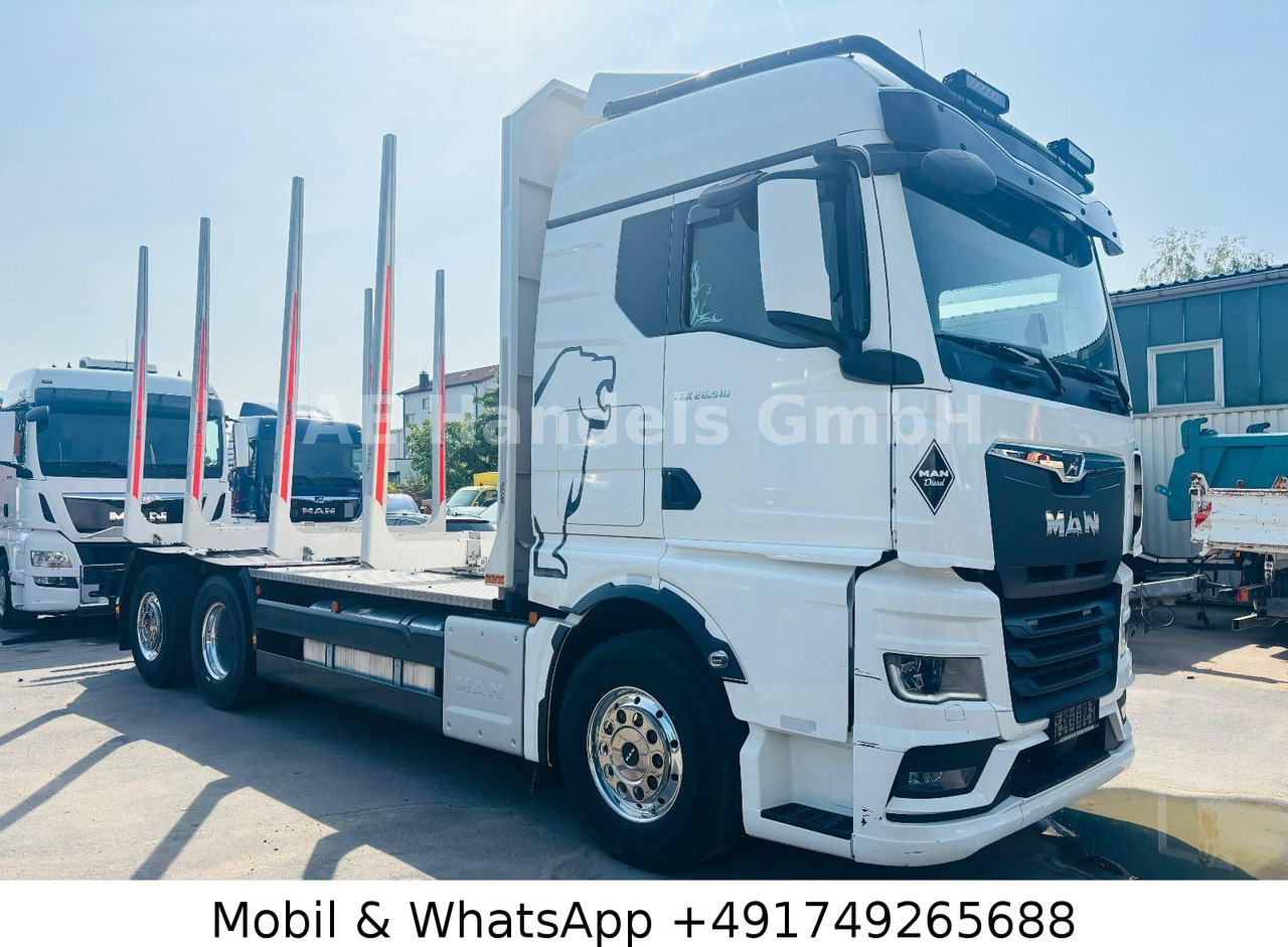 MAN TGX 26.510 GM LL 6x2 *Retarder/3.Lenk/Standklima - Camión forestal: foto 1 MAN TGX 26.510 GM LL 6x2 *Retarder/3.Lenk/Standklima - Camión forestal: foto 1