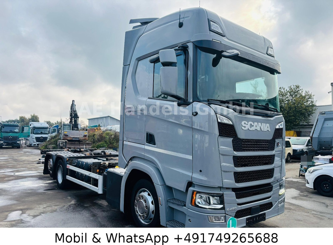 Scania S450 HighLine BDF *Retarder/Lenk+Lift/Multi/LBW - Portacontenedore/ Intercambiable camión: foto 1 Scania S450 HighLine BDF *Retarder/Lenk+Lift/Multi/LBW - Portacontenedore/ Intercambiable camión: foto 1