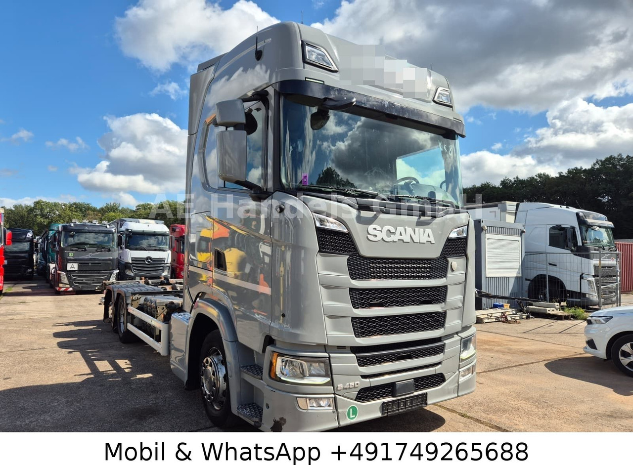 Scania S450 HighLine BDF *Retarder/Lenk+Lift/Multi/LBW - Portacontenedore/ Intercambiable camión: foto 1 Scania S450 HighLine BDF *Retarder/Lenk+Lift/Multi/LBW - Portacontenedore/ Intercambiable camión: foto 1