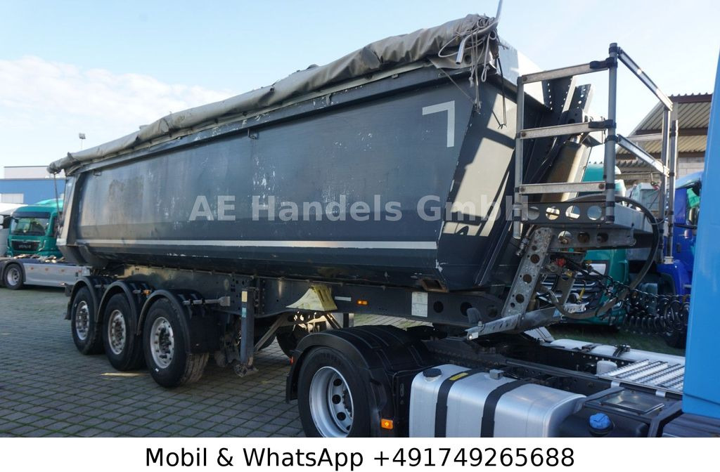 Schmitz Cargobull SKI 24 SL 7.2 Stahl*28m³/1.Lift/Rollplane/Alcoa - Volquete semirremolque: foto 1 Schmitz Cargobull SKI 24 SL 7.2 Stahl*28m³/1.Lift/Rollplane/Alcoa - Volquete semirremolque: foto 1