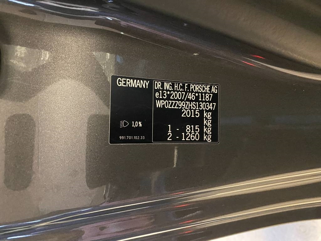 Coche Porsche 911 CARRERA 4 TARGA (991) 3.0i 370 PDK7 endommagée: foto 8 Coche Porsche 911 CARRERA 4 TARGA (991) 3.0i 370 PDK7 endommagée: foto 8